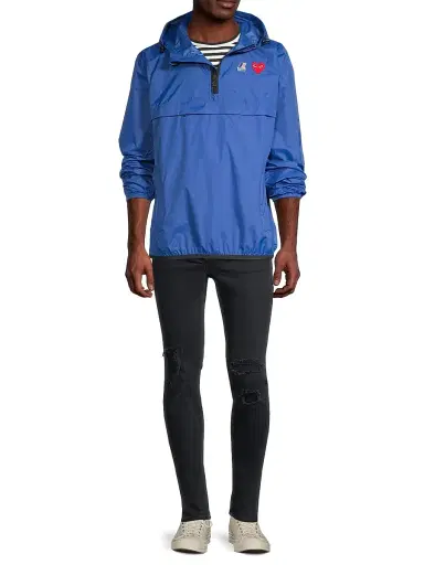 Comme des Garçons PLAY Men x K-Way Zip Hoodie | Thumbnail 2 Comme des Garçons PLAY Men x K-Way Zip Hoodie | Thumbnail 2