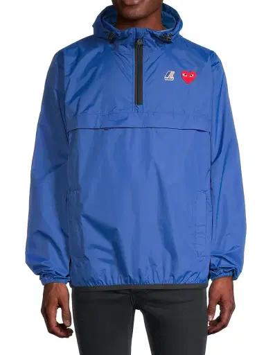 Comme des Garçons PLAY Men x K-Way Zip Hoodie | Thumbnail 3 Comme des Garçons PLAY Men x K-Way Zip Hoodie | Thumbnail 3
