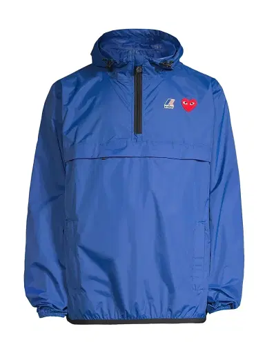 Comme des Garçons PLAY Men x K-Way Zip Hoodie | Thumbnail 1 Comme des Garçons PLAY Men x K-Way Zip Hoodie | Thumbnail 1