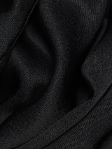 Toccin Women's Jocelyn Satin Tie- Front Maxi Dress - Jet | Thumbnail 7 Toccin Women's Jocelyn Satin Tie- Front Maxi Dress - Jet | Thumbnail 7