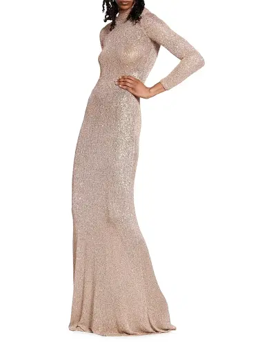 Balenciaga Women's Maxi Dress - Brown - Size Large | Thumbnail 3 Balenciaga Women's Maxi Dress - Brown - Size Large | Thumbnail 3