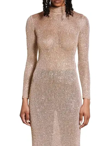 Balenciaga Women's Maxi Dress - Brown - Size Large | Thumbnail 6 Balenciaga Women's Maxi Dress - Brown - Size Large | Thumbnail 6