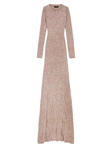 Balenciaga Women's Maxi Dress - Brown - Size Large | Thumbnail 1 Balenciaga Women's Maxi Dress - Brown - Size Large | Thumbnail 1