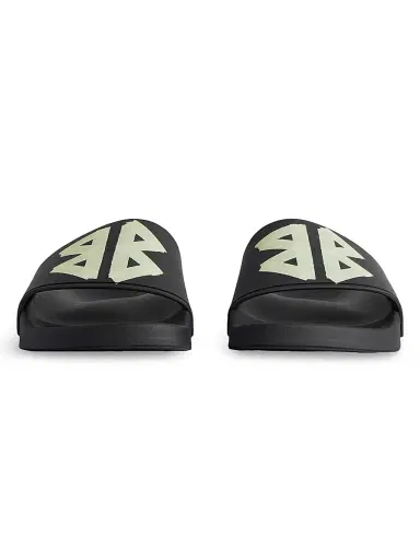Balenciaga Women's Pool Slide Sandals - Black | Thumbnail 4 Balenciaga Women's Pool Slide Sandals - Black | Thumbnail 4