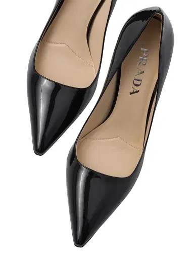 Prada Women's Patent Leather Pumps - Black | Thumbnail 5 Prada Women's Patent Leather Pumps - Black | Thumbnail 5