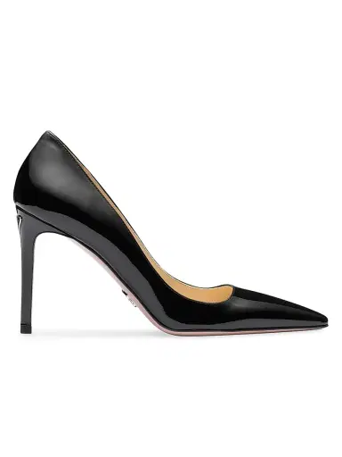Prada Women's Patent Leather Pumps - Black | Thumbnail 1 Prada Women's Patent Leather Pumps - Black | Thumbnail 1