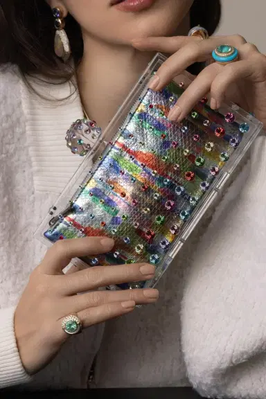 Aquazzura Tequila Clutch - Rainbow | Thumbnail 2 Aquazzura Tequila Clutch - Rainbow | Thumbnail 2