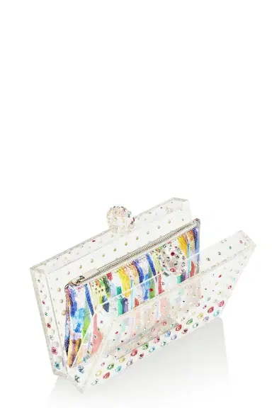 Aquazzura Tequila Clutch - Rainbow | Thumbnail 5 Aquazzura Tequila Clutch - Rainbow | Thumbnail 5