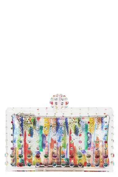 Aquazzura Tequila Clutch - Rainbow | Thumbnail 1 Aquazzura Tequila Clutch - Rainbow | Thumbnail 1
