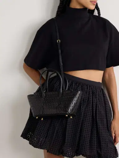 Alaïa New Mina 20 Laser-cut Leather Tote | Thumbnail 6 Alaïa New Mina 20 Laser-cut Leather Tote | Thumbnail 6