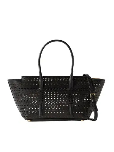 Alaïa New Mina 20 Laser-cut Leather Tote | Thumbnail 1 Alaïa New Mina 20 Laser-cut Leather Tote | Thumbnail 1