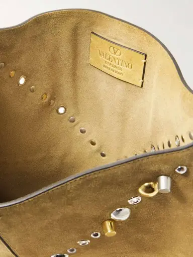 Valentino Garavani Nellcote Fringed Studded Suede Shoulder Bag | Thumbnail 5 Valentino Garavani Nellcote Fringed Studded Suede Shoulder Bag | Thumbnail 5