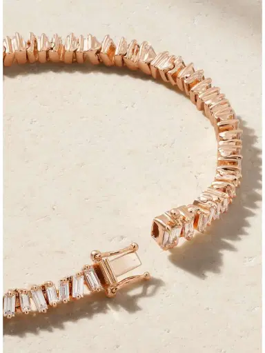 Suzanne Kalan Fireworks 18-karat Rose Gold Diamond Bracelet | Thumbnail 3 Suzanne Kalan Fireworks 18-karat Rose Gold Diamond Bracelet | Thumbnail 3