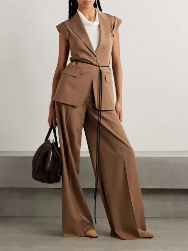 Max Mara Wool-twill Vest | Thumbnail 2 Max Mara Wool-twill Vest | Thumbnail 2