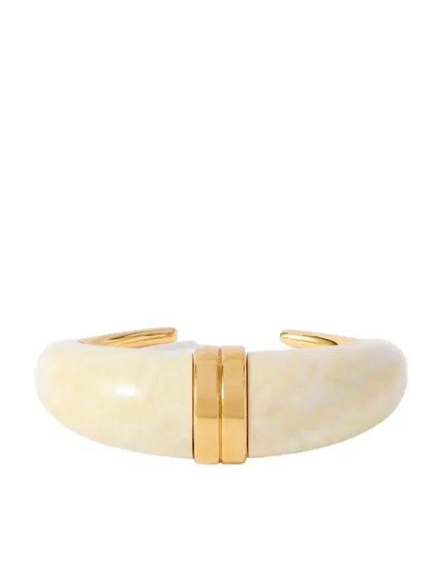 Saint Laurent Gold-tone And Resin Cuff