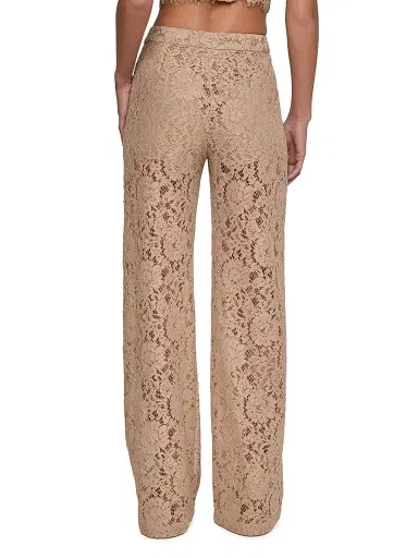 L'AGENCE Women's Livvy Lace Trousers - Cappuccino | Thumbnail 5 L'AGENCE Women's Livvy Lace Trousers - Cappuccino | Thumbnail 5