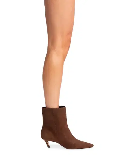 Black Suede Studio Women's Avenue 50MM Suede Ankle Boots - Brown Suede | Thumbnail 2 Black Suede Studio Women's Avenue 50MM Suede Ankle Boots - Brown Suede | Thumbnail 2