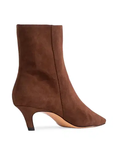 Black Suede Studio Women's Avenue 50MM Suede Ankle Boots - Brown Suede | Thumbnail 4 Black Suede Studio Women's Avenue 50MM Suede Ankle Boots - Brown Suede | Thumbnail 4
