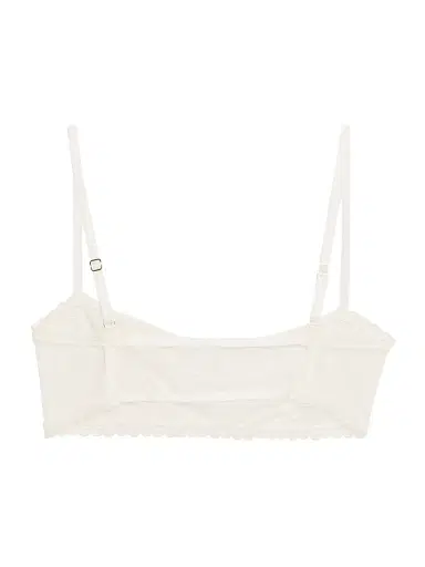 Kiki de Montparnasse Women's Dahlia Lace Bandeau Bra - Ivory - Size XL | Thumbnail 3 Kiki de Montparnasse Women's Dahlia Lace Bandeau Bra - Ivory - Size XL | Thumbnail 3
