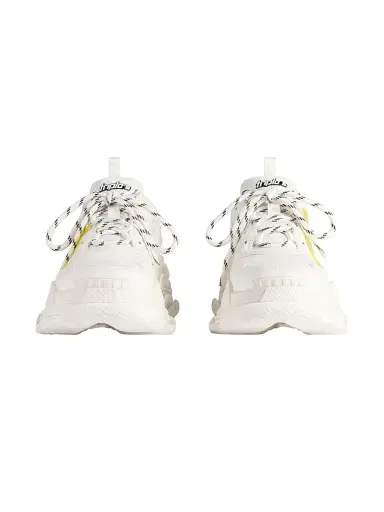 Balenciaga Women's Triple S Tape Type Sneakers - White Yellow | Thumbnail 3 Balenciaga Women's Triple S Tape Type Sneakers - White Yellow | Thumbnail 3