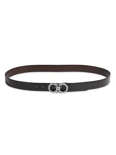 Ferragamo Men's Gancini Buckle Adjustable Cut-to | Thumbnail 1 Ferragamo Men's Gancini Buckle Adjustable Cut-to | Thumbnail 1