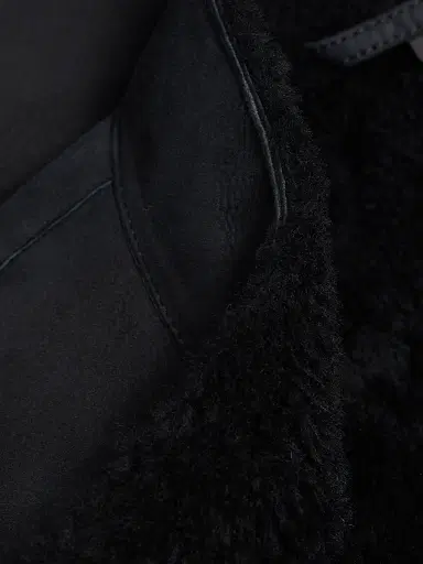 Giorgio Armani Men's Suede Shearling Jacket - Navy - Size 40 | Thumbnail 7 Giorgio Armani Men's Suede Shearling Jacket - Navy - Size 40 | Thumbnail 7