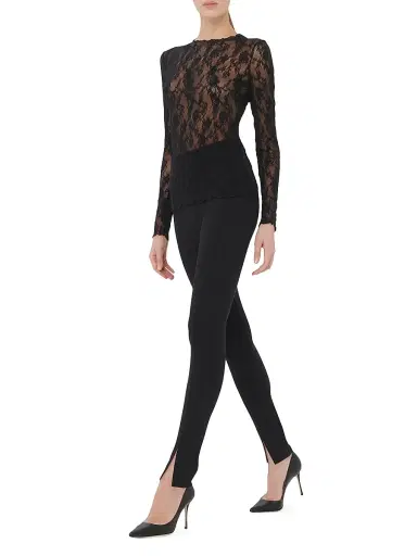Wolford Women's Midnight Grace Leggings - Black - Size Large | Thumbnail 2 Wolford Women's Midnight Grace Leggings - Black - Size Large | Thumbnail 2