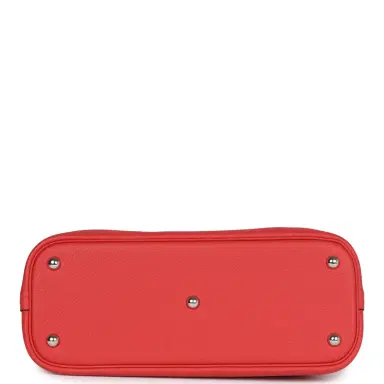 HERMÈS Hermes Bolide 31 Rouge Pivoine Clemence Palladium Hardware | Thumbnail 7 HERMÈS Hermes Bolide 31 Rouge Pivoine Clemence Palladium Hardware | Thumbnail 7