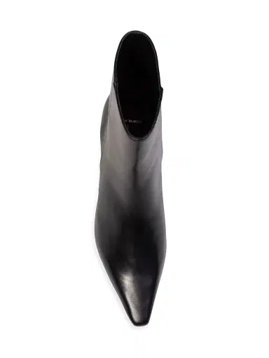 Black Suede Studio Women's Avenue 50MM Mid Heel Boots - Black Leather | Thumbnail 6 Black Suede Studio Women's Avenue 50MM Mid Heel Boots - Black Leather | Thumbnail 6
