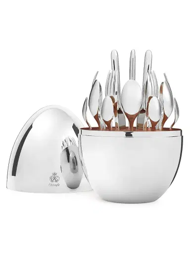 Christofle Mood Collection Silverplated 24-Piece Cutlery Set - Silver | Thumbnail 1 Christofle Mood Collection Silverplated 24-Piece Cutlery Set - Silver | Thumbnail 1