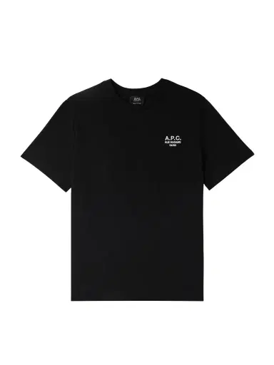 A.P.C. Logo-Embroidered Cotton-Jersey T-Shirt - Men | Thumbnail 1 A.P.C. Logo-Embroidered Cotton-Jersey T-Shirt - Men | Thumbnail 1