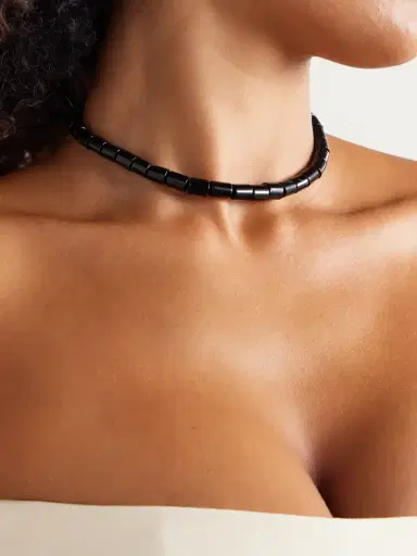 Sophie Buhai Deco Silver Onyx Choker | Thumbnail 2 Sophie Buhai Deco Silver Onyx Choker | Thumbnail 2