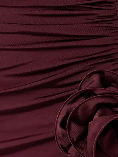 Magda Butrym Appliquéd Draped Stretch-jersey Midi Dress | Thumbnail 4 Magda Butrym Appliquéd Draped Stretch-jersey Midi Dress | Thumbnail 4