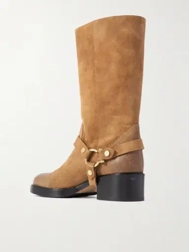 Chloé Dakota Buckled Suede Ankle Boots | Thumbnail 3 Chloé Dakota Buckled Suede Ankle Boots | Thumbnail 3