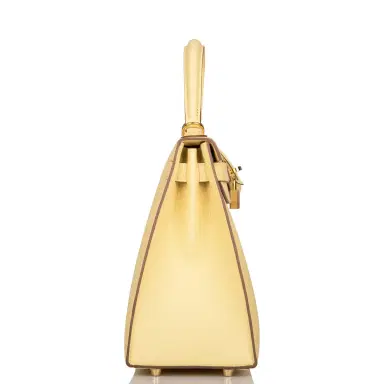 HERMÈS Hermes Kelly Sellier 28 Jaune Poussin Epsom Gold Hardware | Thumbnail 3 HERMÈS Hermes Kelly Sellier 28 Jaune Poussin Epsom Gold Hardware | Thumbnail 3