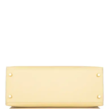 HERMÈS Hermes Kelly Sellier 28 Jaune Poussin Epsom Gold Hardware | Thumbnail 6 HERMÈS Hermes Kelly Sellier 28 Jaune Poussin Epsom Gold Hardware | Thumbnail 6