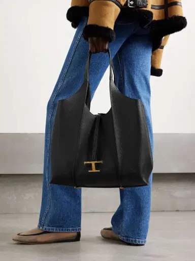 Tod's Large Textured-leather Shoulder Bag | Thumbnail 2 Tod's Large Textured-leather Shoulder Bag | Thumbnail 2