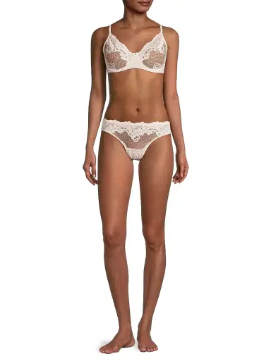 Le Mystere Women's Lace Allure Unlined Bra - Black - Size 32D | Thumbnail 2 Le Mystere Women's Lace Allure Unlined Bra - Black - Size 32D | Thumbnail 2