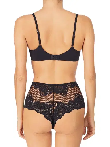 Le Mystere Women's Lace Allure Unlined Bra - Black - Size 32D | Thumbnail 4 Le Mystere Women's Lace Allure Unlined Bra - Black - Size 32D | Thumbnail 4
