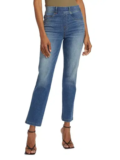 Spanx Women's Straight-Leg Ankle Jeans | Thumbnail 3 Spanx Women's Straight-Leg Ankle Jeans | Thumbnail 3