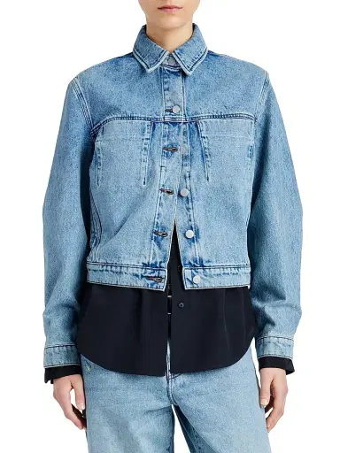Proenza Schouler Women's Lawrence Denim Jacket | Thumbnail 2 Proenza Schouler Women's Lawrence Denim Jacket | Thumbnail 2