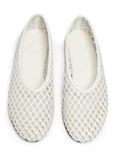 Proenza Schouler Women's Tee Perforated Leather Ballet Flats - | Thumbnail 4 Proenza Schouler Women's Tee Perforated Leather Ballet Flats - | Thumbnail 4