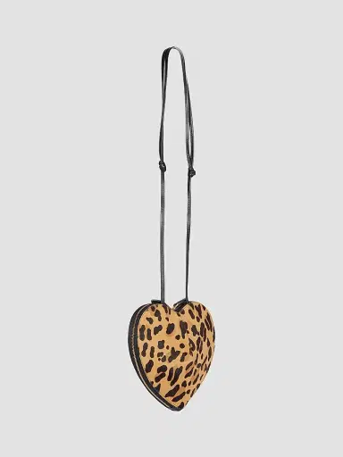 Alaïa Women's Le Coeur Printed Leather Crossbody Bag - Brun Sepia | Thumbnail 4 Alaïa Women's Le Coeur Printed Leather Crossbody Bag - Brun Sepia | Thumbnail 4