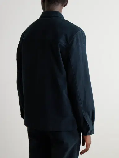 Sunspel Cotton-Blend Moleskin Shirt Jacket - Men | Thumbnail 3 Sunspel Cotton-Blend Moleskin Shirt Jacket - Men | Thumbnail 3