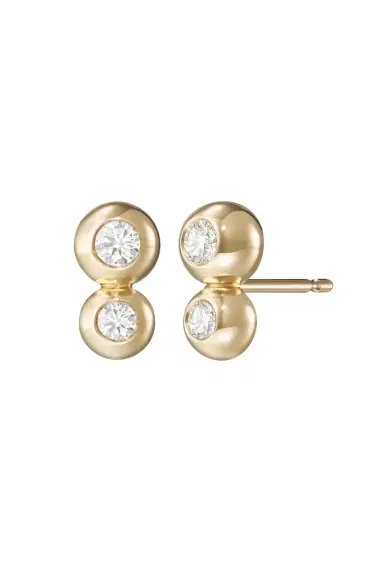 Melissa Kaye Small Audrey Double Stud Earrings | Thumbnail 1 Melissa Kaye Small Audrey Double Stud Earrings | Thumbnail 1