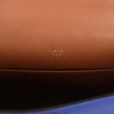 HERMÈS Hermes Casaque Kelly Sellier 20 Bleu Electric and Bleu Encre Epsom Gold Hardware | Thumbnail 7 HERMÈS Hermes Casaque Kelly Sellier 20 Bleu Electric and Bleu Encre Epsom Gold Hardware | Thumbnail 7