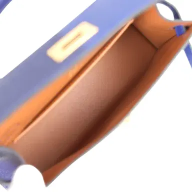 HERMÈS Hermes Casaque Kelly Sellier 20 Bleu Electric and Bleu Encre Epsom Gold Hardware | Thumbnail 8 HERMÈS Hermes Casaque Kelly Sellier 20 Bleu Electric and Bleu Encre Epsom Gold Hardware | Thumbnail 8