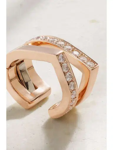 Repossi Antifer 18-karat Rose Gold Diamond Ear Cuff | Thumbnail 4 Repossi Antifer 18-karat Rose Gold Diamond Ear Cuff | Thumbnail 4
