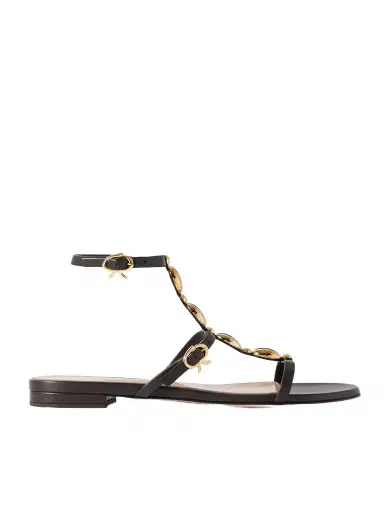 Gianvito Rossi Kalinda Embellished Leather Sandals | Thumbnail 1 Gianvito Rossi Kalinda Embellished Leather Sandals | Thumbnail 1
