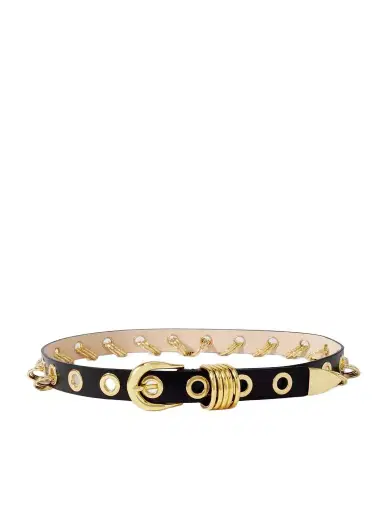 Déhanche Revenge Embellished Leather Belt | Thumbnail 1 Déhanche Revenge Embellished Leather Belt | Thumbnail 1